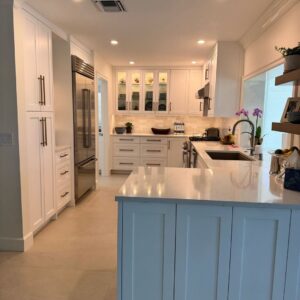 Kitchen custom cabinet redesign
