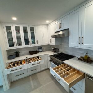 custom Kitchen cabinet redesign